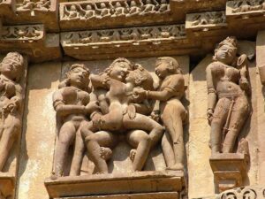 erotic carving Khajuraho