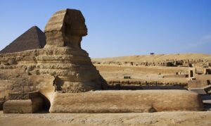 Sphinx and Great Pyramid of Giza, Egypt